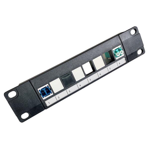 50-Piece White Plastic RJ45 Blanking Panel Module for Empty Port Protection