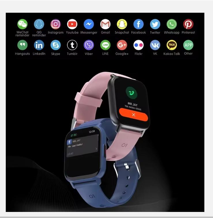 Neue 1,69 Zoll Smart Watch Männer Körpertemperatur Full Touch Smartwatch Frauen Genaue Sauerstoffmonitoruhr 2023 PK P8