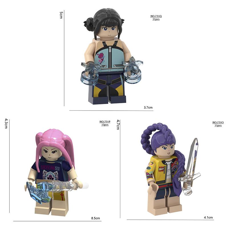 K Pop Dämonenjäger Figur Kpop Dämonenjäger Geburtstags-Partygeschenke Huntrix Rumi Mila Zoe Puppen Ornament Neujahrsgeschenke