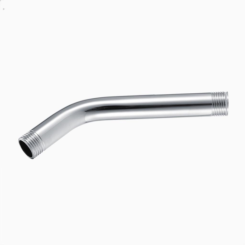 Stainless Steel Handheld Shower Arm Extension Pipe Chrome Plating Wall Mounted