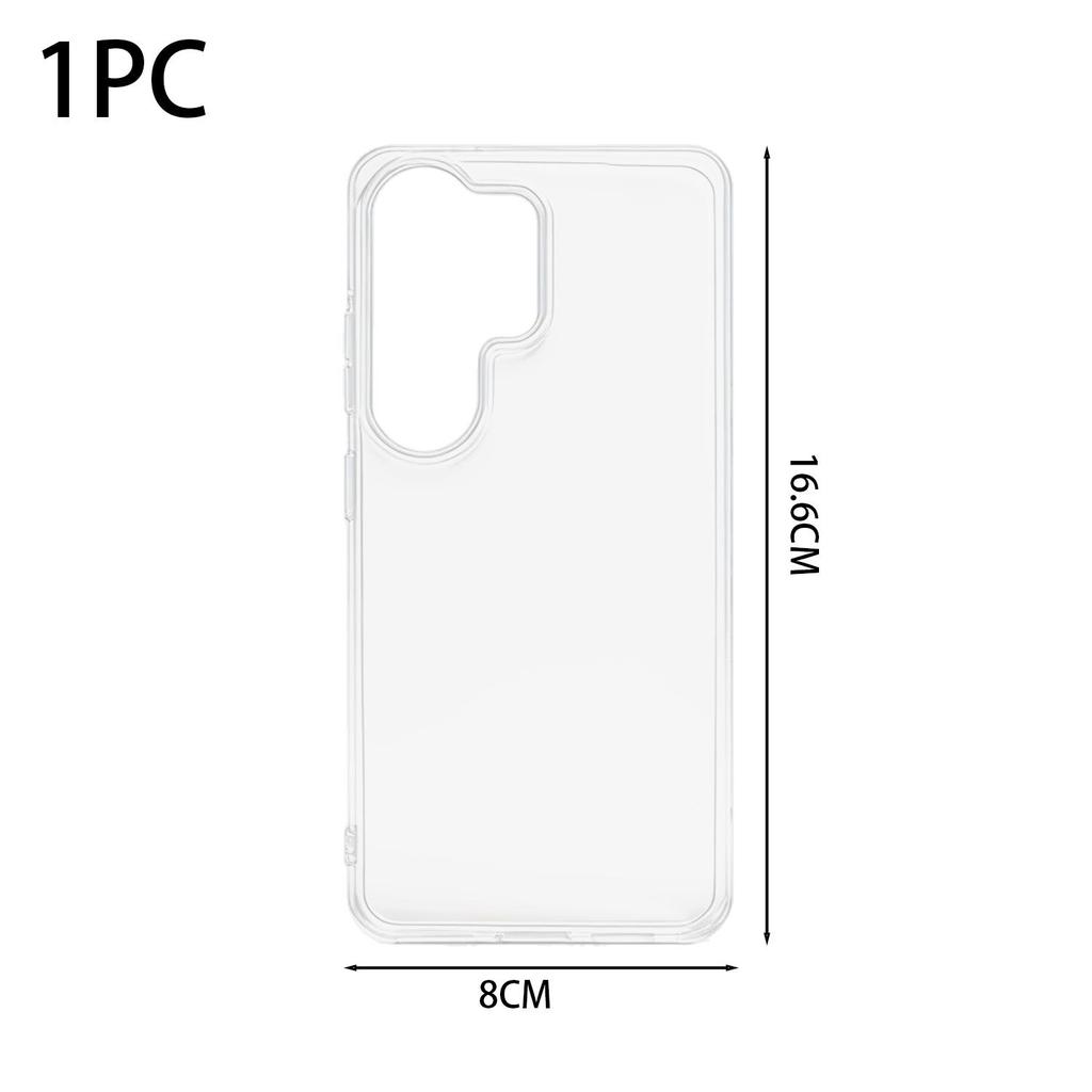 Soft Transparent Phone Back Cover for Samsung Galaxy S26 S26Plus S26Ultra Shockproof Protection Clear TPU Case for Galaxy S26