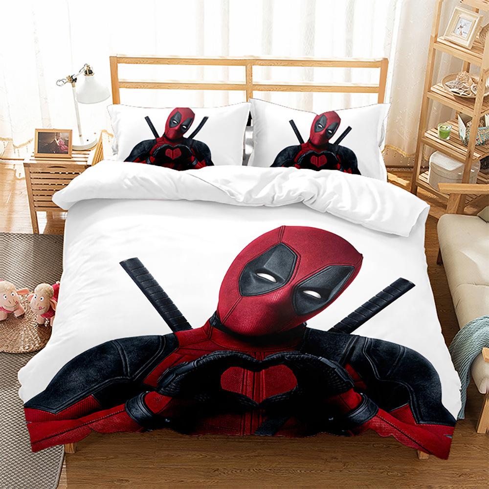 Three-Piece 3D Digital Printing Bedding Kit