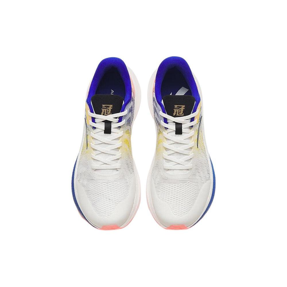 New Anta Champion Series Anti Slip Wear Resistant Low Top Running Shoes Men's White Blue 112335582S-7