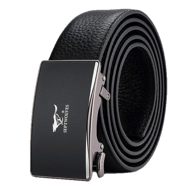 

Мужской ремень Деловой Универсальный Ремень с Автоматической Пряжкой Подарочный Ремень 130cm