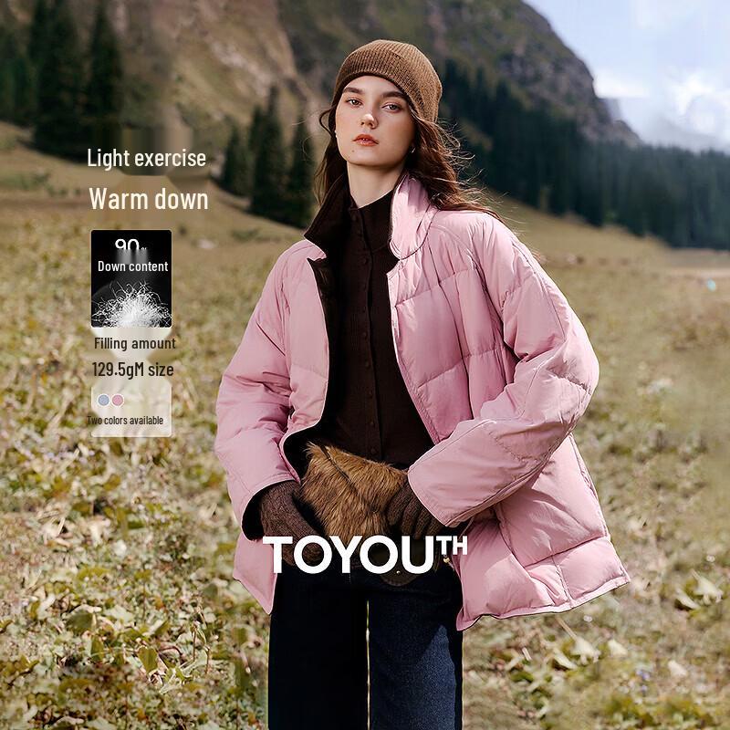 ChuYu Women's Reversible Corduroy Down Jacket