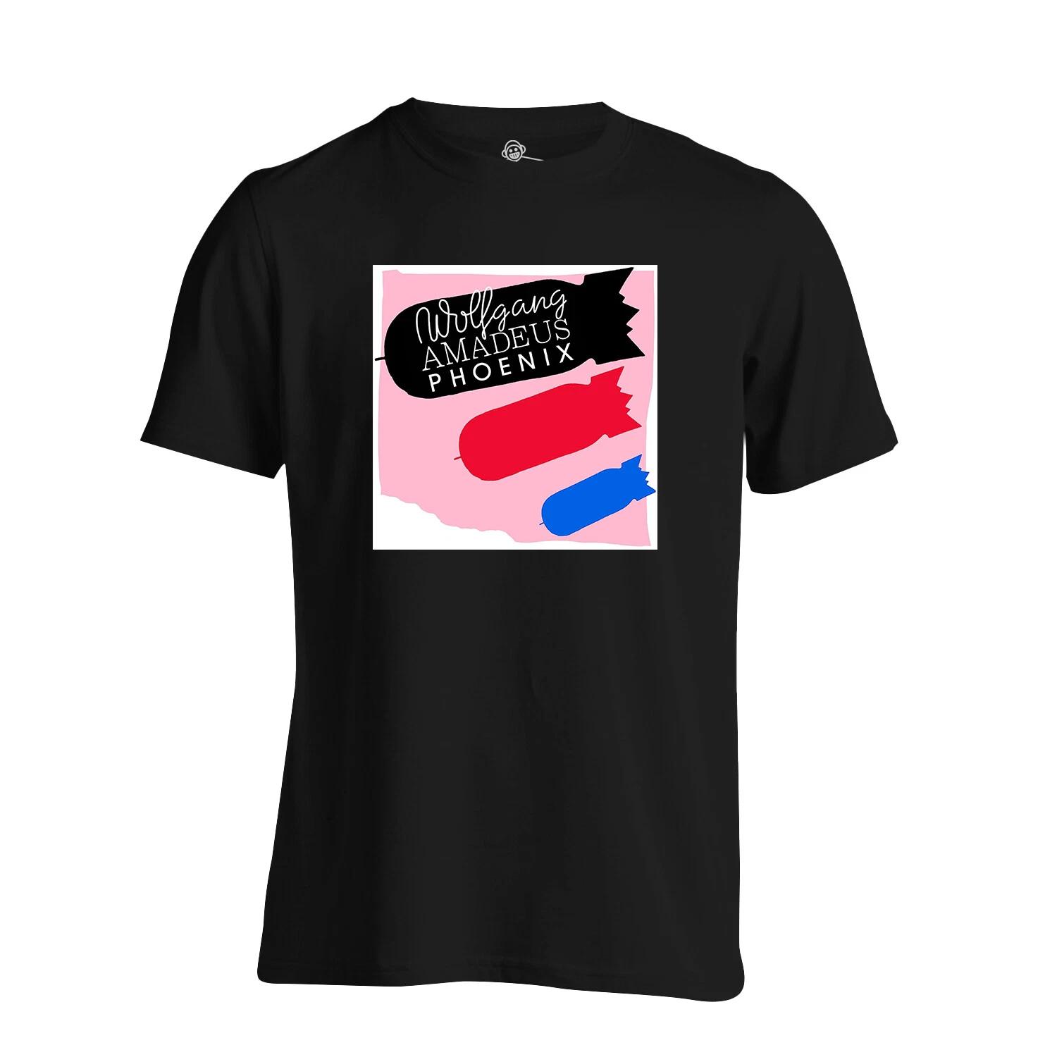 Phoenix Wolfgang T Shirt Amadeus Phoenix Album Cover Indie Rock Pop Classic S