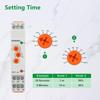 Wengart Time Delay Time Relay with LED Suitable for Various Delay Control Functions TBT7-A Relay, 10-Function Indicator, ACDC12-240V, (TBT7-A2)