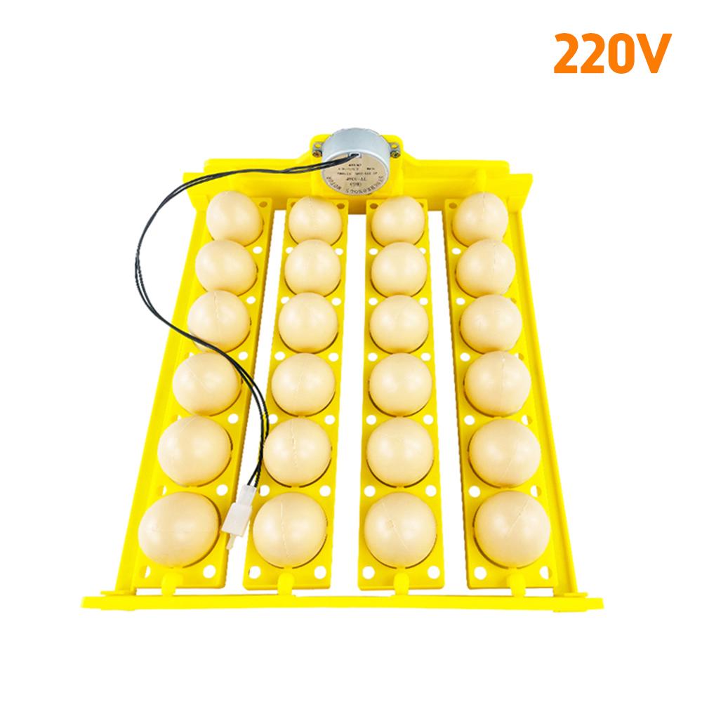 110V 220V 24pcs Basket Egg Tray Small Egg Incubator Accessories Automatic Egg Turner Egg Tray