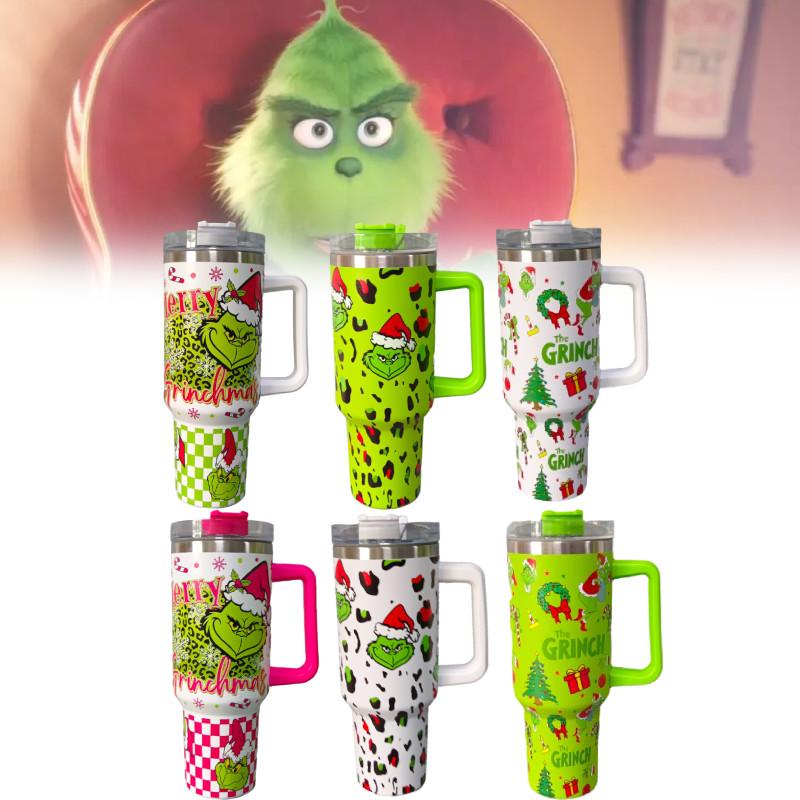 Stainless Steel The Insulated Cup Tumbler Straw Lid Coffee Mug 40oz Gift