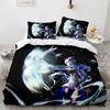 3D Game Genshin Impact Bedding Set Kamisato Ayaka Bed Linen Girls Boys Teens Single Double Twin Queen King Size Men Duvet Cover