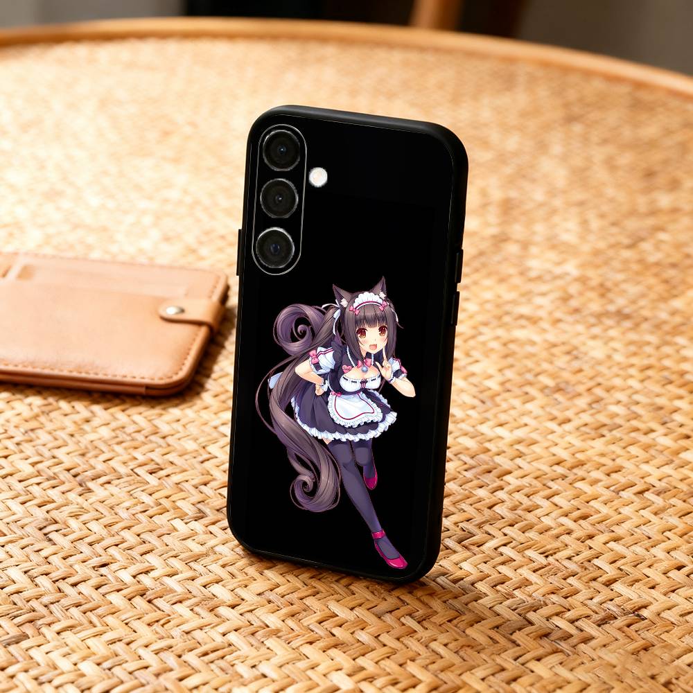 

N-Nekopara girls Game Phone Case For Samsung A73,72,71,A52,51,40,41,A22,A32,31,A13, Soft Black Shell Samsung a32 5g