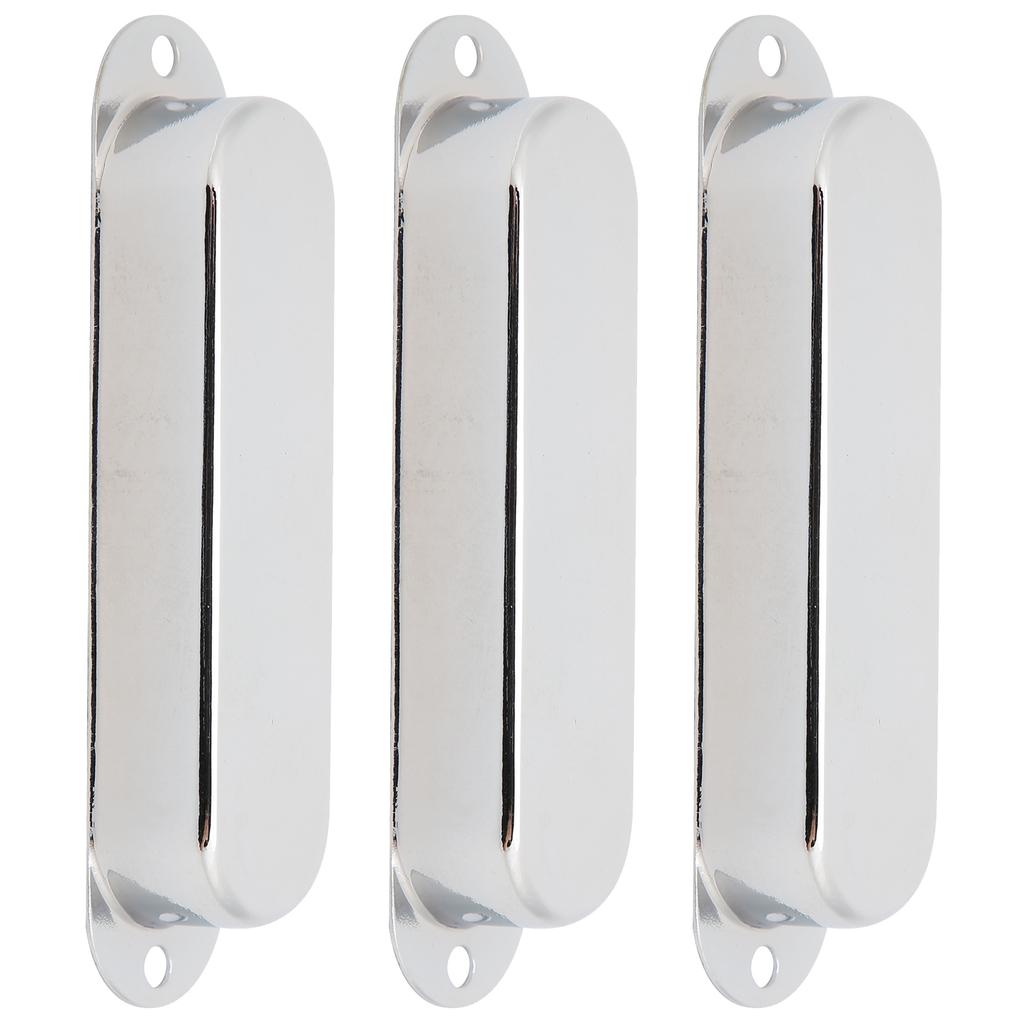 3Pcs Closed Pickup Cover Single No Hole Brass Instrument Guitar Musical Accessories