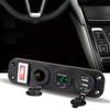 Marine Kippschalter-Panel mit Dual-USB-Ladegerät, wasserdichtem Voltmeter und Steckdose für 12V Auto, Boot