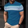 Herren-T-Shirt mit 3D-Druck, Kurzarm, Sommer-Street-Fashion, Freizeit-T-Shirt, Oversized-Kleidung