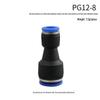 High-Pressure PE Tee & Reducer Pneumatic Quick-Fit Fittings for Air Pipe