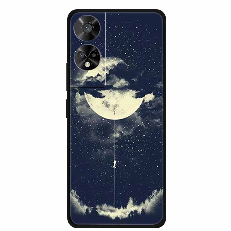

For TCL 50 SE Case Funny Painted Soft Silicone Back Cover for TCL 50 XE TPU Cool Skeleton Hand Protective Bumper Coque TCL 50 TCL 50 SE
