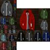 Men's Windbreaker Luminous Zipper Hoodie Jacket Perfect For Outdoor Sports Activities