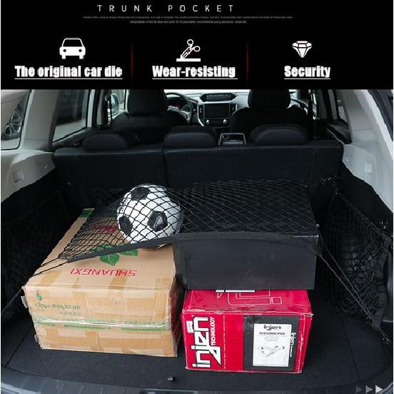 Universal Auto Car Rear Trunk Boot Organizer Pocket Cargo Net Mesh Storage Bag