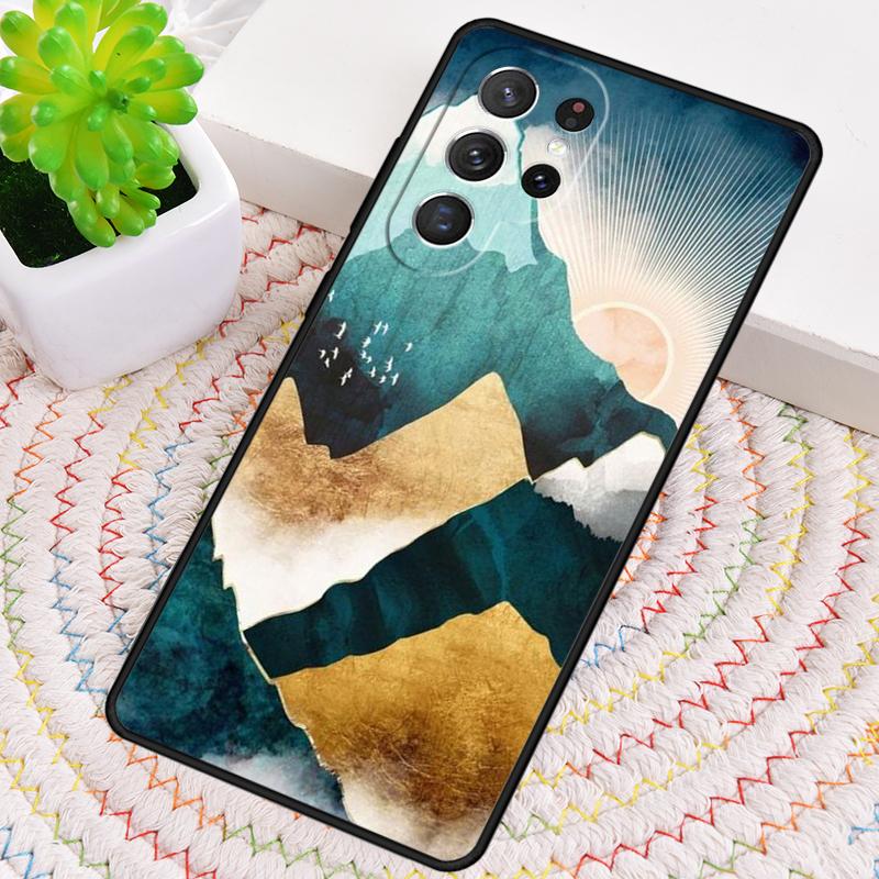 Star Lake Mountain TPU Phone Case For Samsung Galaxy note 10 pro S26 S25 S24 S23 S22 Ultra Plus S21 FE S20 Shockproof Cover