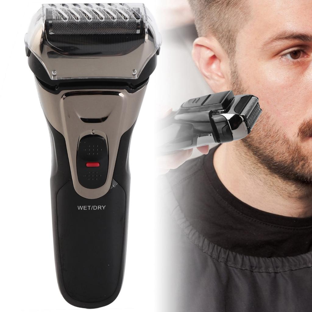 Professioneller elektrischer Rasierer mit USB-Aufladung für Männer, wasserfest, tragbarer Bartschneider