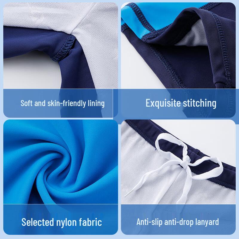 Xtep Boys' Sun-Protective Split Swimsuit
