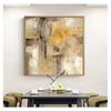 Oil painting on Canvas Scandinavian Art Poster Wall Picture for Living Room Sofa Home Decoration HD Print Yellow Gray Abstract