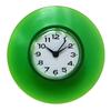 Small Bathroom Clock with Suction Cup Mount, Easy-Reading Analog Face for Sink Side, Mirror or Vanity, Space-Saving Fit