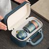 Portable Kung Fu Tea Set for Travel, Camping, and Business Gifts with Logo
