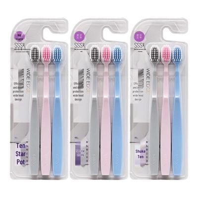 Shuke Wide Head Soft Bristle Toothbrushes, 9-Pack