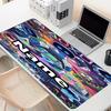 Custom Name Personalized Cosmic Bot Crew Pattern Mousepad, Laptop PC Desk Mat, Decorative Desk Mat for Home Keyboard Pad Gift