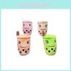 And Cuddly Soft Plush Fruit Keychain Milk Tea Doll Ideal For Women Stylish