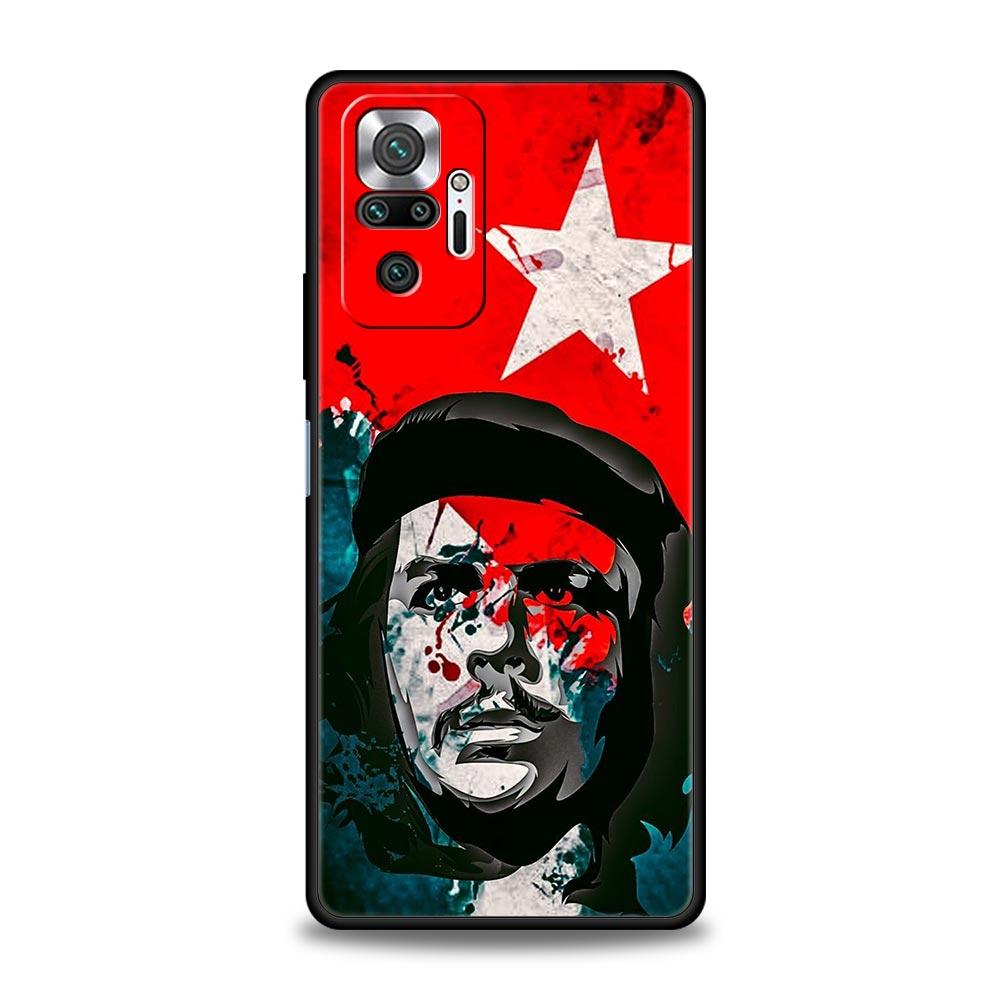 Capa de Telefone Para Xiaomi Redmi Note 14 13 12 Pro Plus 5G 9S 9 10 11 4G 14C 13C 12C 10C 9C 9A Che Guevara Capa Macia