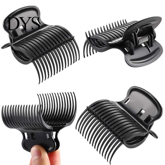 Hair Curler Claw Clamp 1 Set Salon Barrette Securely Fixed Strong Elasticity Hold Evenly Styling Clip Curled Hot Roller Super Perm Insulation