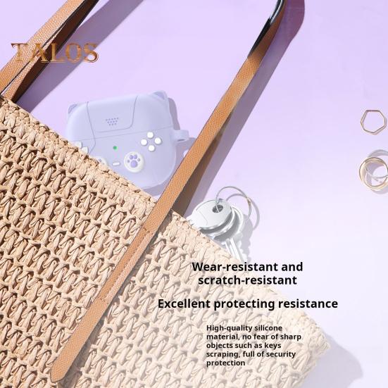 Kopfhörer-Schutzhülle, verschleißfest, kratzfest, tragbares Design, stoßdämpfend, staubdicht, Schutzhülle für Samsung Galaxy Buds 3/3pro