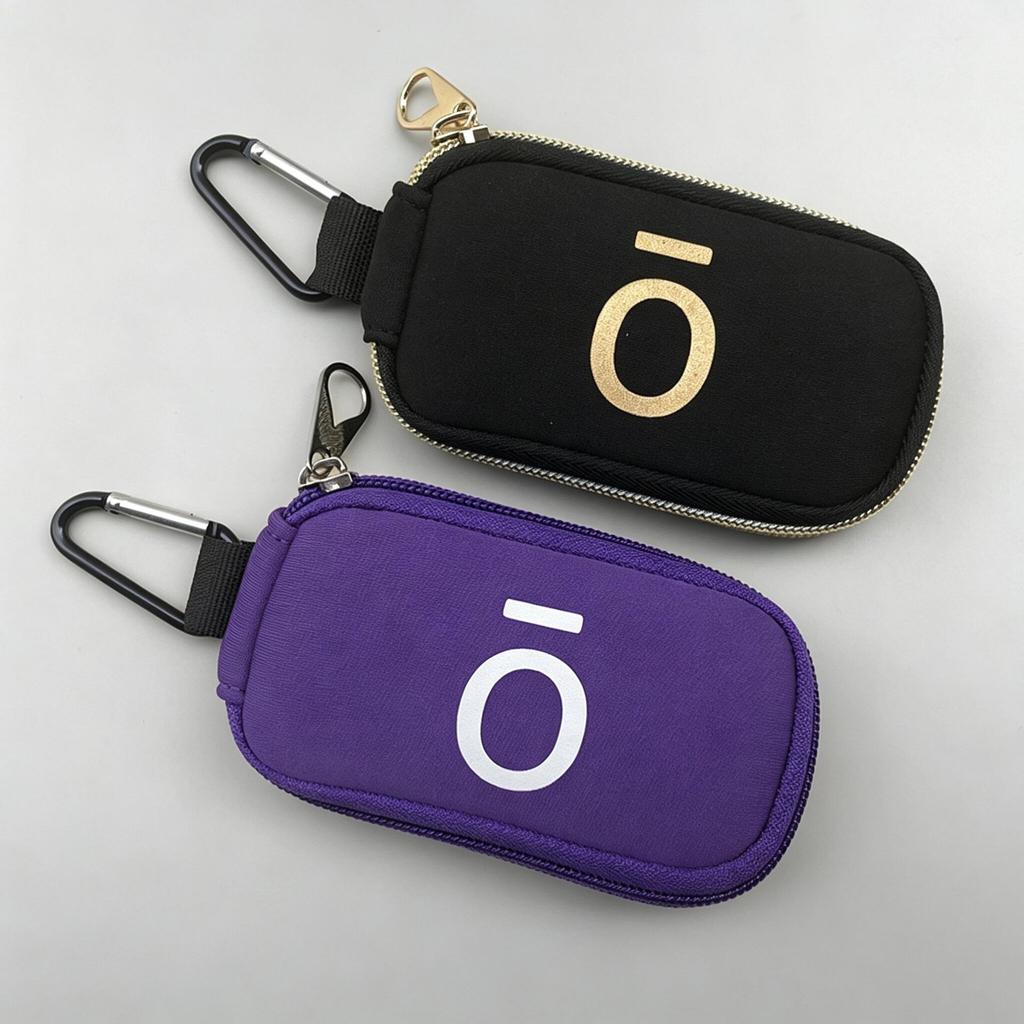 Purple 10-Grid Essential Oil Sample Storage Bag, 1-2ml Bottle Capacity, Portable with Sharing Feature