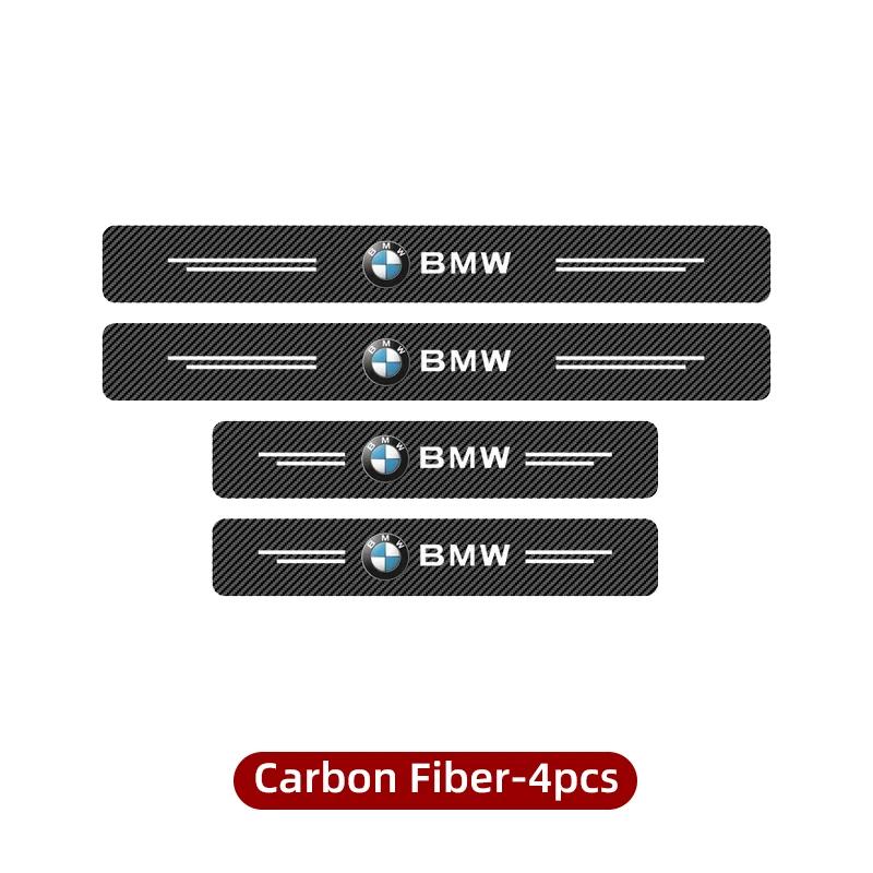 Car Sticker 2025 Hot Carbon Fiber Car Door Sill Protector Stickers For BMW M E46 E90 E60 F30 E39 F10 F20 E87 E36 F20 F30 1 2 3 5