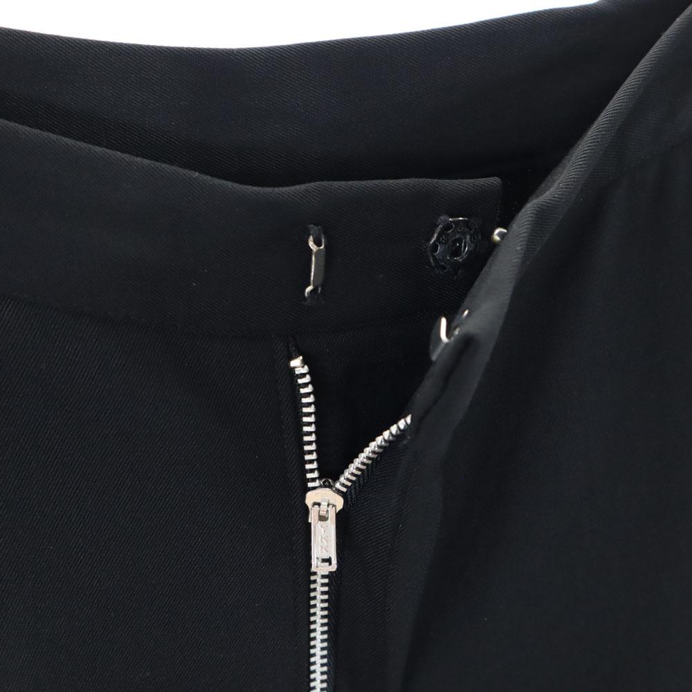 Yohji Yamamoto wool blend cropped length Slacks pants 1 black Men's Used