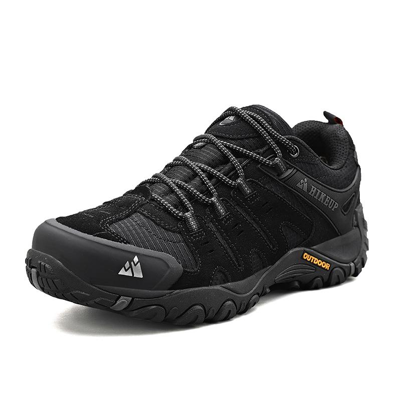 Men's Outdoor Sneaker Mountaineering Large Footwear Men's Genuine Leather Walking Shoes Autumn Winter Couples Casual Shoes