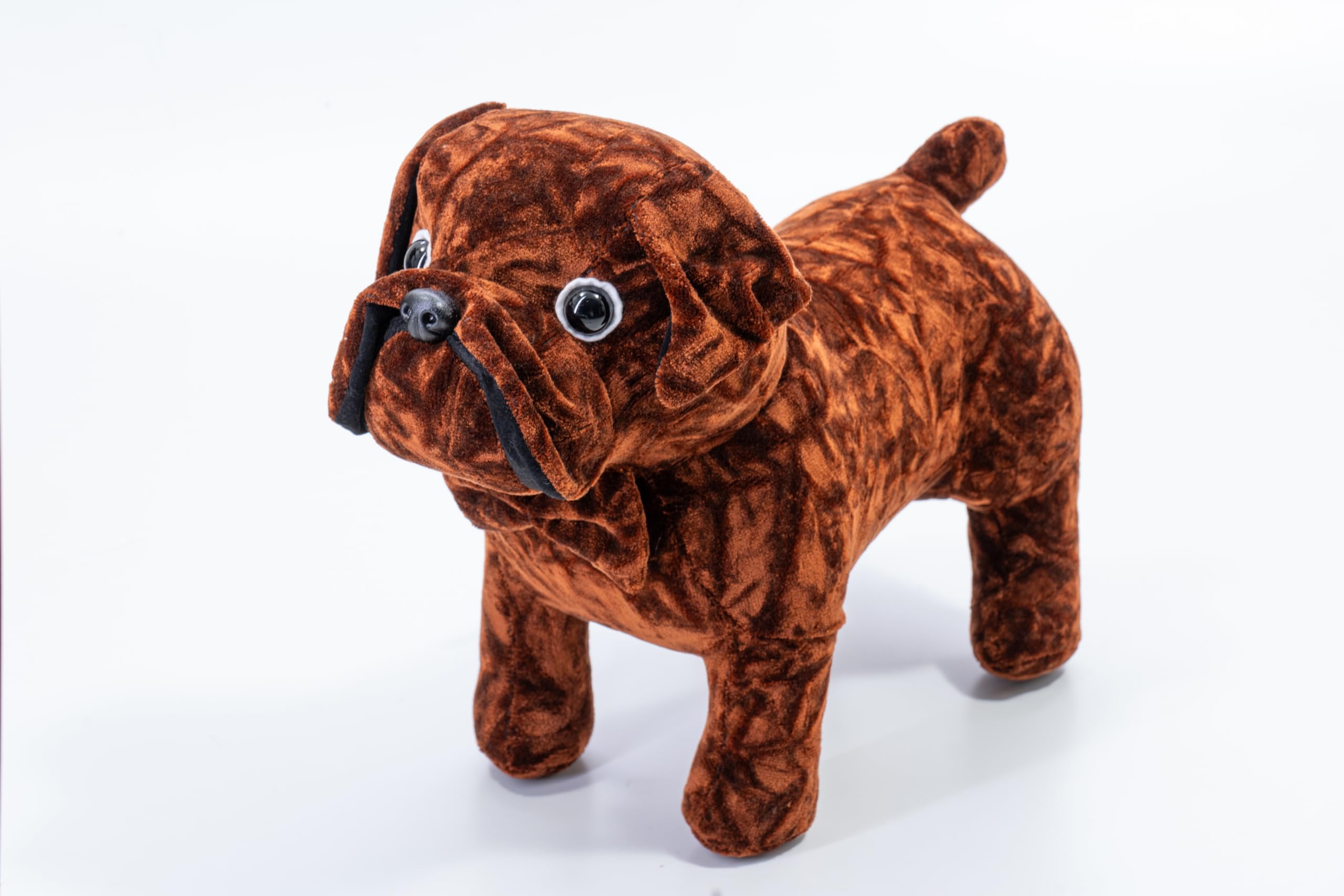 Miyabi Kinkazan Plush Toy, Brown Chinchilla, Bulldog, MI-BDCCBR