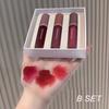 HERORANGE Velvet Lip Glaze Matte Liquid Lipstick Long Lasting Waterproof Smooth Lip Tint High Pigment Nude Red Lip Makeup Cosmetics for Women