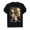 [Lustiger Vintage Dalmatiner] Lustiges Vintage Dalmatiner T-Shirt | Rauchender Hund Tätowierer Kunst