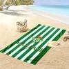 Name Custom Real Betis Print Beach Towel, Large Soft Quick Dry Towel for Beach Camping Swimming