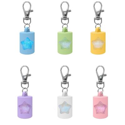 Reusable Silicone Cosmetic Container Cap Attaches To Key Travel Essential For Daily Touchups