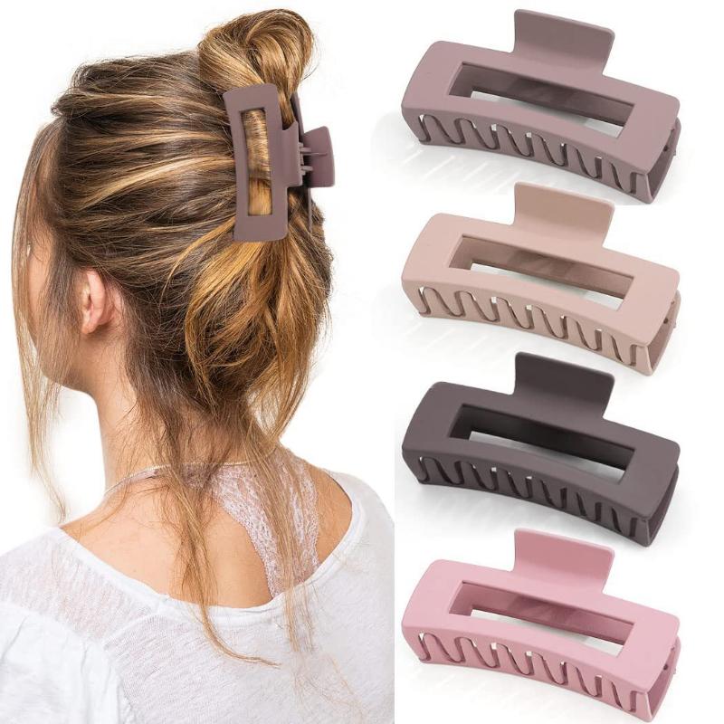 Korean Ins Hair Grab Large Square Hairpin Versatile Shark Clip Headdress Hair Accessories