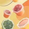 Polygon Ice Bucket With Lid Ice Cup Portable Ice Tray  For DIY Ice Cream