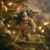 1/5Pcs Acrylic Sasquatch Hanging Decoration Home Office Christmas Tree Hanging 2D Flat Savage Wild