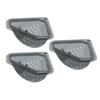 Magnetic Corner Sink Basket Triangular Kitchen Sink Strainer Easy Cleaning Drain Catcher for Food Scraps