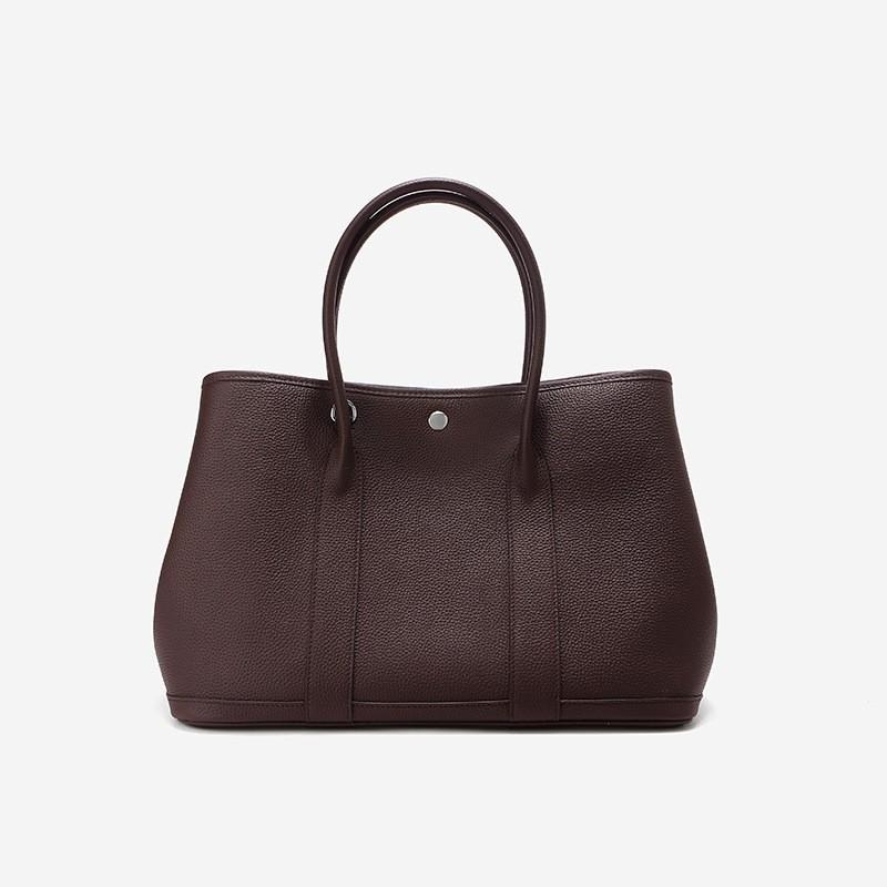 Togo Top-layer Cross-slung Cowhide Garden Bag Women's All-matching Simple Bucket Commuting Leather Large Portable Shoulder