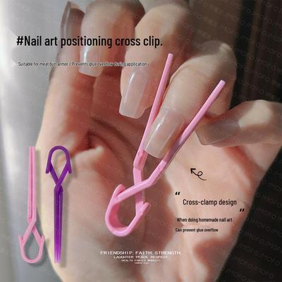 40 Pezzi Clip di Posizionamento per Unghie per Smalto Gel Anti-Sgocciolamento e Modellanti