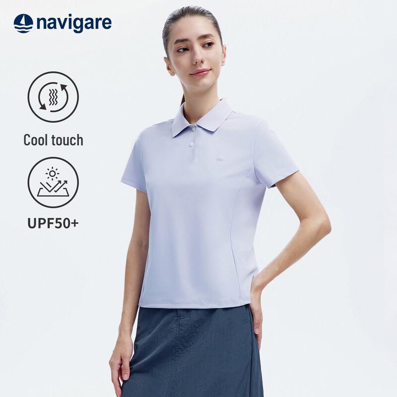 Navigare Women's Cool-Feel Sun Protection Polo Shirt